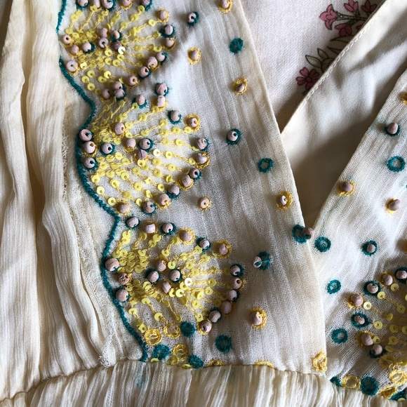 Development Yellow Silk Goddess Dress - Picture 7 of 9